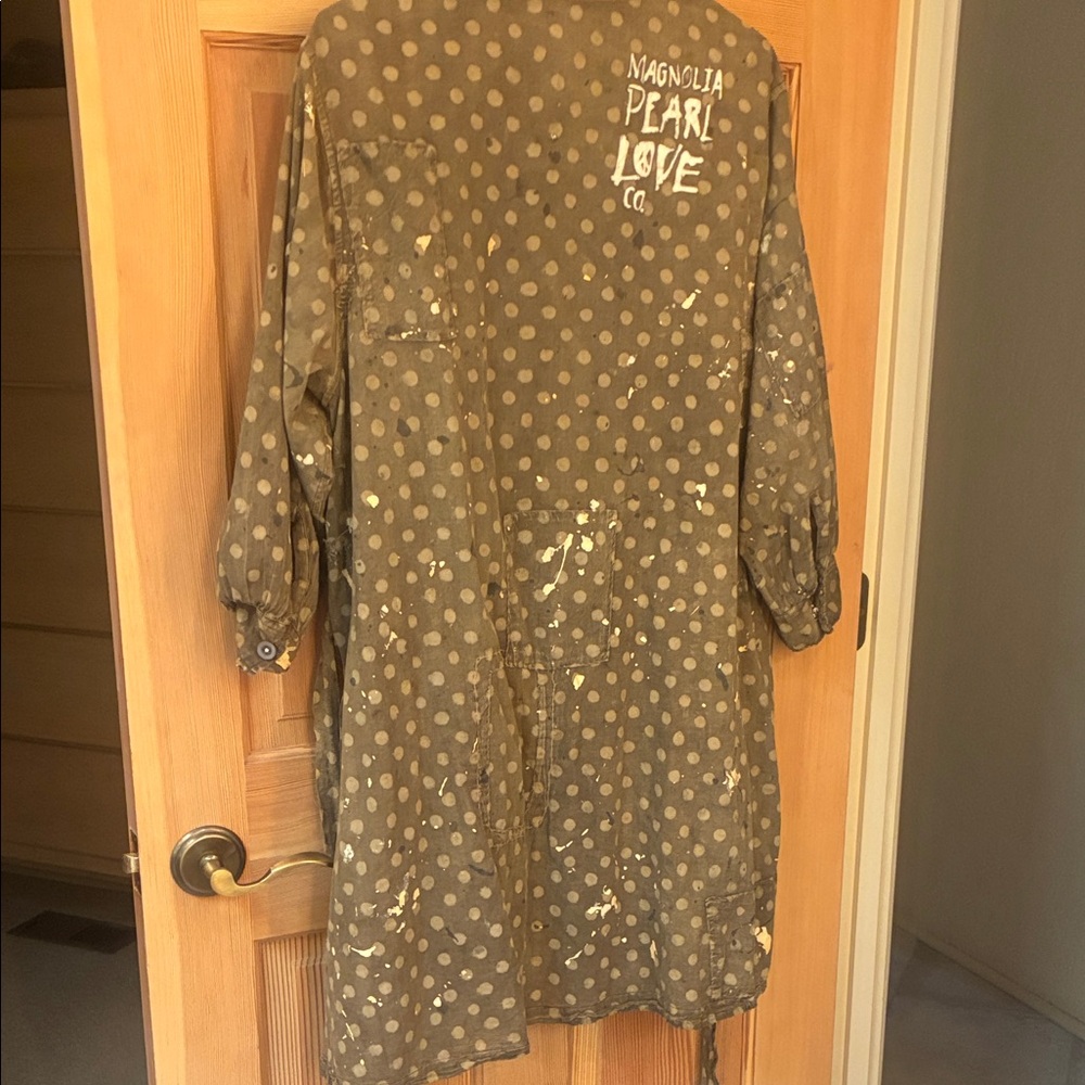 Magnolia Pearl Brown Marguerite Polka Dot Mini Dress - Picture 5 of 11